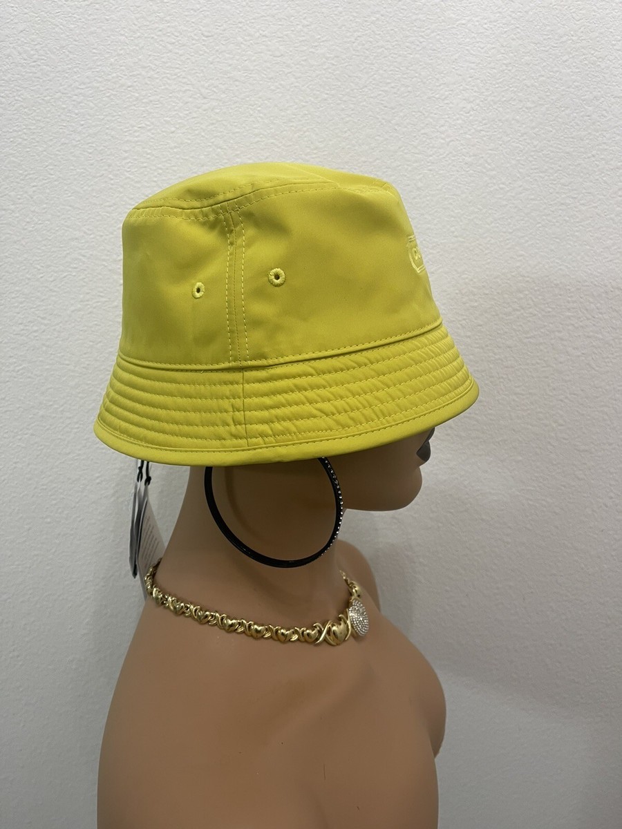 New! Coach Reversible Signature Nylon Bucket Hat (Authentic  display picture 1