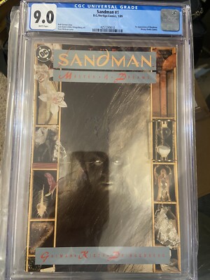 CGC 9.0 Sandman #1 1st Printing January 1989 DC Comics Neil Gaiman