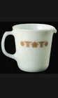 Corelle Corning BUTTERFLY GOLD Pyrex Creamer EUC Retired Pattern USA Vintage