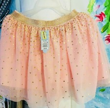 Girls pink and gold tutu style skirt size extra large 14, new with tags