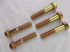 Hex Head Bolt 1/2"- 13 x 2-1/2" Long "5 Bolts" Grade 8  Zinc 1/2-13x2-1/2