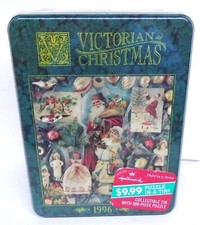 Hallmark Springbok 500 Pc Puzzle Series 3 Victorian Christmas 1996 Sealed Tin