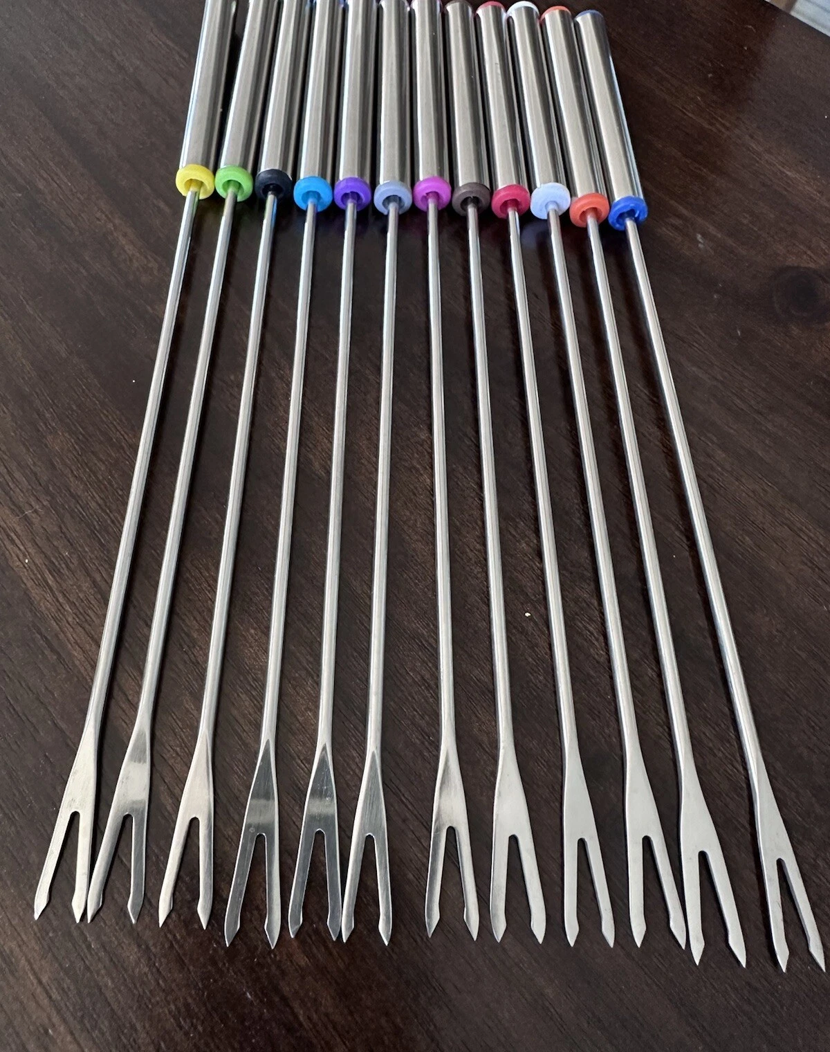 12Pack Chocolate Fork Fondue Tools Chocolate Dipping Fork for Chocolate Fountain