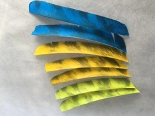 12pcs Trueflight Full Length Archery Feathers Colorful 7~10" Right Turkey Wing