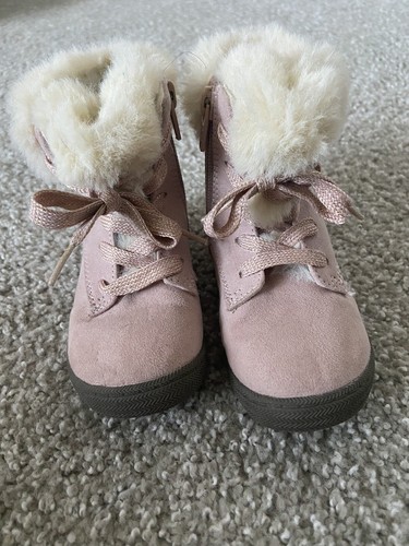 CAT \u0026 JACK Fur-lined Boots Toddler Size 