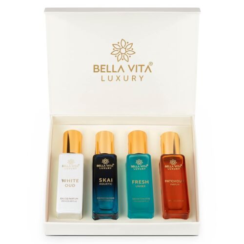 Bella Vita Luxury men's & Women's Perfume | 4 Scent Perfume | Gift Set | 80 ml - Picture 1 of 2