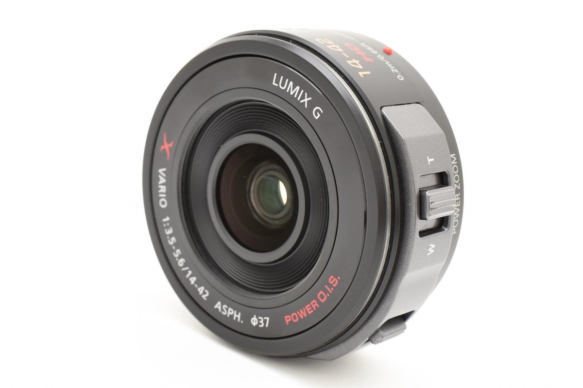 LUMIX G X VARIO PZ 14-42mm F3.5-5.6 Power O.I.S. Black Lens