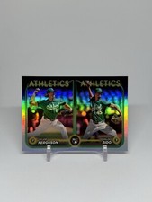 Ferguson & Bido 2024 Topps Update #US69 Rookie Combos Rainbow Foil Athletics