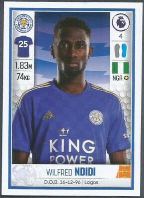 PANINI FOOTBALL 2020 PREMIER LEAGUE - #273 - LEICESTER CITY & NIGERIA - WILFRED NDIDI