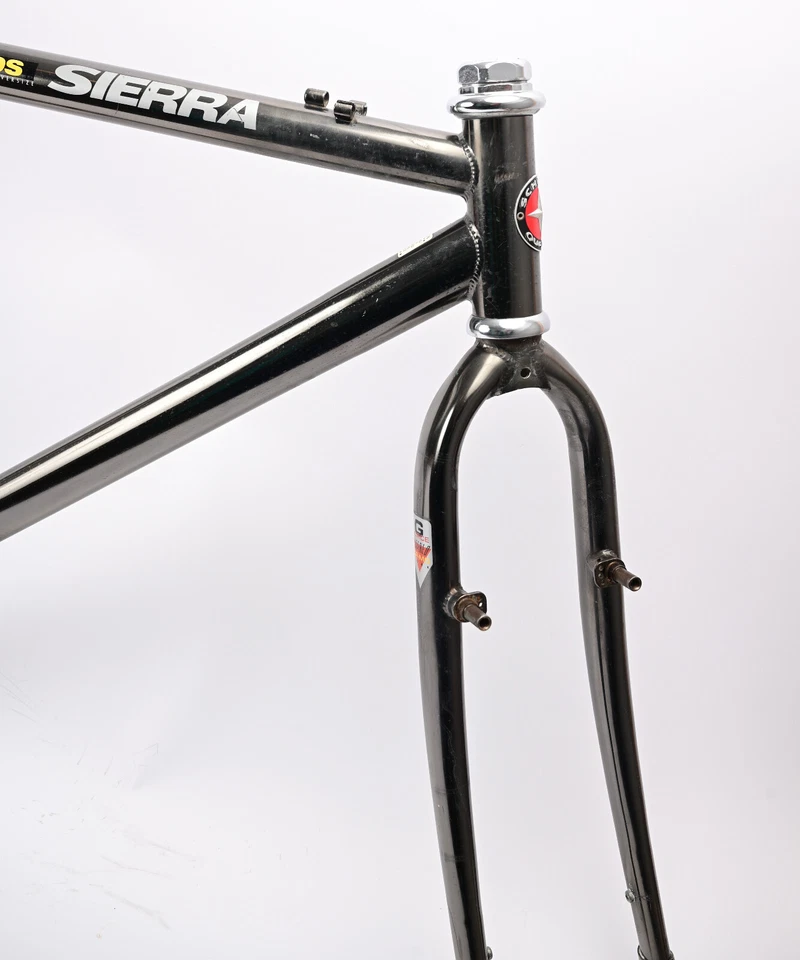 Cuadro/horquilla Schwinn Sierra MOS de colección 19" grande bicicleta MTB 26" cromada Foto 2 de 4