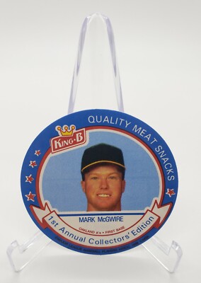 Mark McGuire 1988 King B 1st Annual Collectors Edition MSA Disc #6 Set Break 