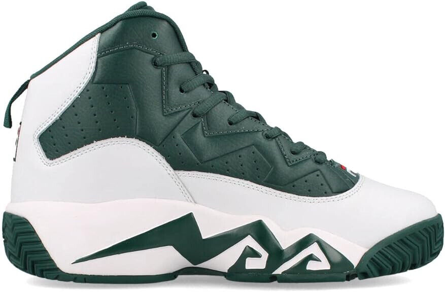 Fila Men's MB Jamal Mashburn Basketball Shoes White Green Fila Men's MB Jamal Mashburn Basketball Shoes White Green
