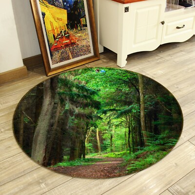 3D Forest Road ZHUA418 Game Non Slip Rug Mat Photo Carpet Zoe