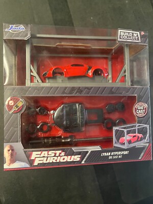 DAMAGED BOX* LYKAN HYPERSPORT DIE CASE KIT ''FAST & FURIOUS'' DIECAST 1:64 - 31289