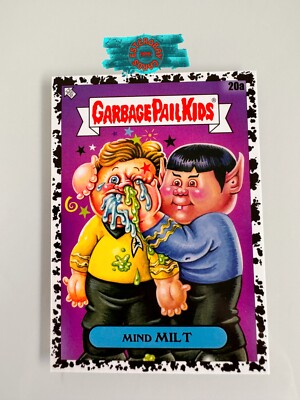 20a Mind Milt BLACK Hole parallel Garbage Pail Kids Intergoolactic Card GPK
