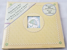 PAPER BOUTIQUE Baby Album Scrapbook Kit Yellow Unisex 300 Pcs. Shower Gift -NEW