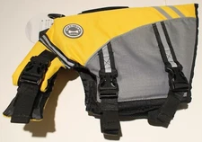 Vivaglory Sports MEDIUM Dog Life Preserver Jacket Rescue Handle Reflective