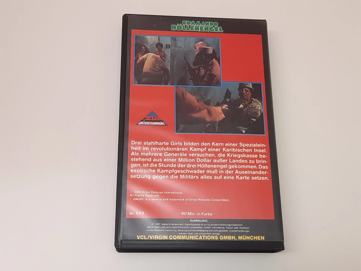 Kommando Höllenengel 1974 Uncut VHS German PAL Video Großbox Savage Sisters