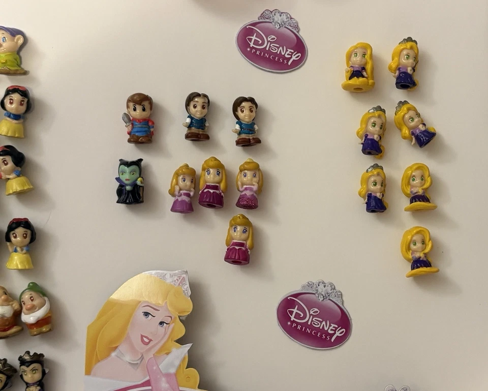 Lote de 88 Princesas Disney Squinkies + Ariel Cenicienta Bella Blancanieves Aurora Foto 4 de 4
