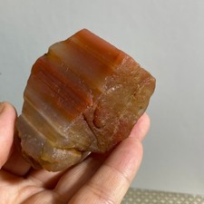 154g Raw Carnelian Stone Rough Red Agate Gemstone Mineral Specimen