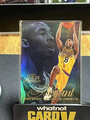 KOBE BRYANT 1996-97 FLAIR SHOWCASE ROW 2 SECTION 1 SEAT 31 ROOKIE CARD RC HOF