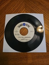 GORDON CASH A PILL FOR A HEARTACHE & WISHING ME AWAY 45 Tamborine Disk Jockey