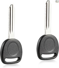 2X Remote Replacement Key for Escalade Blazer Impala Malibu S10 Sil Color: Two