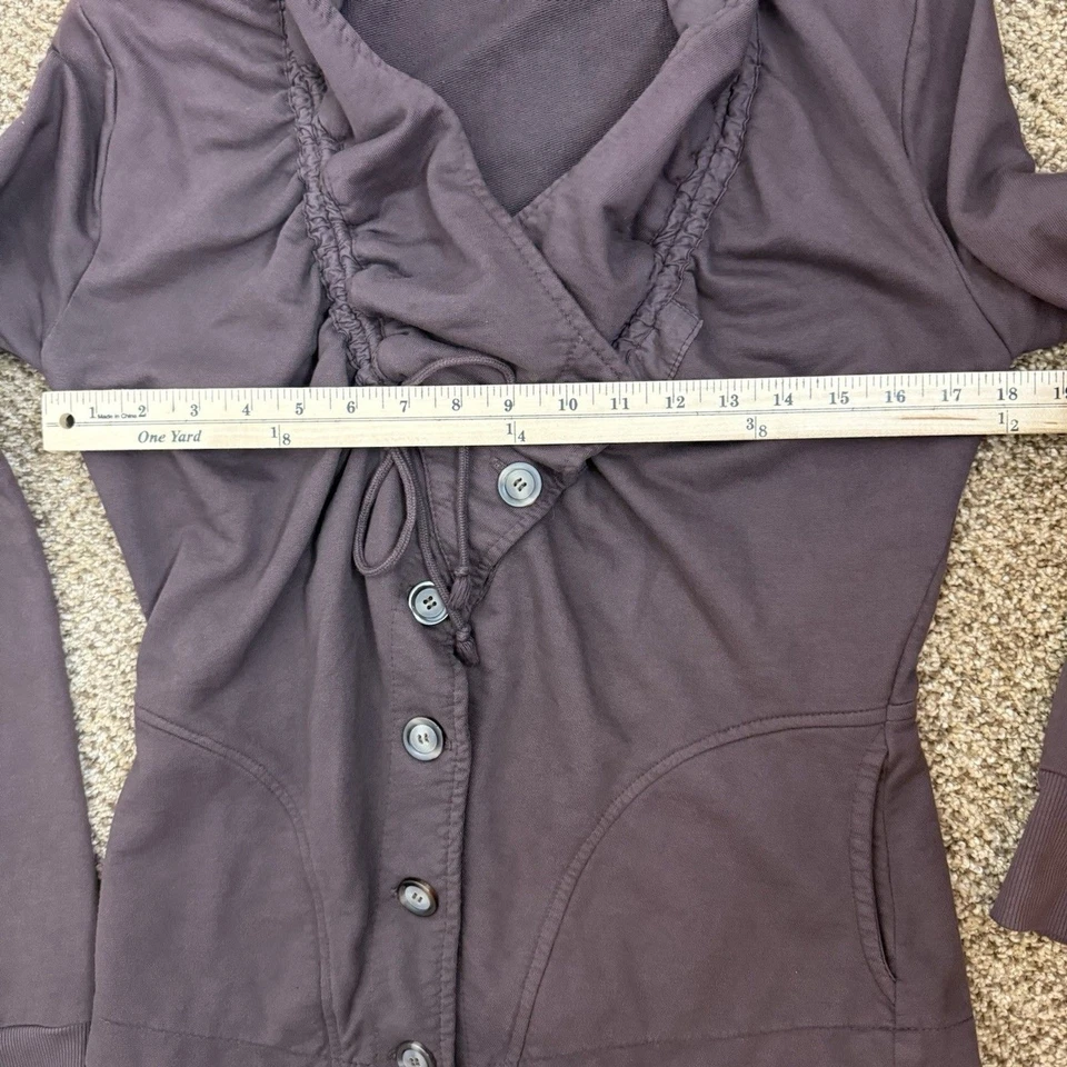 Chaqueta Prairie Underground Algodón Orgánico Mujer M Marrón Boho Festival Campesino Foto 4 de 4