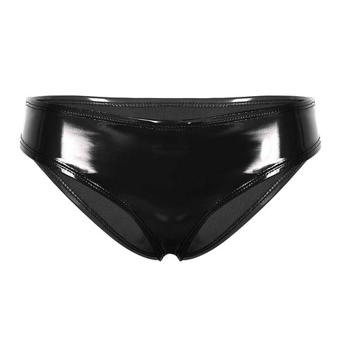 Sensual and Stylish Shiny Wet Look Panties Bikini Thong Clubwear for Women - Picture 12 of 30