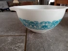 Pyrex Horizon Blue Cinderella Mixing Bowl Set 2pc, #443-2.5 Qt #441-1.5 PT