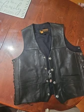 ( Real Leather )Ramons Leatherworks Vest Large