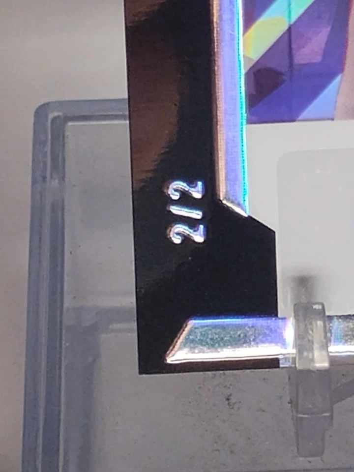 Juego Leaf Pro 2024 Pure Joe Montana autógrafo SSP cristal/2 San Francisco 49ers Foto 2 de 4