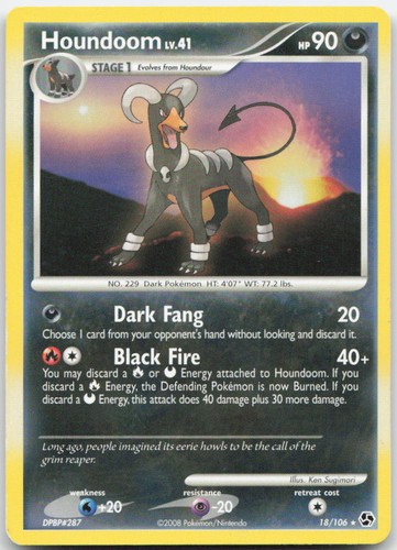 Houndoom 18/106 Great Encounters Pokemon TCG MP
