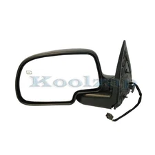 For 99-02 Silverado Pickup Truck Rear View Mirror Power Heated Chrome Left Side