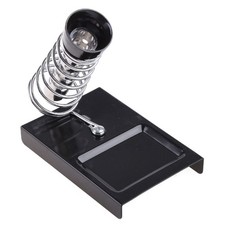 Ergonomic Metal Soldering Iron Rest Non Skid Rubber Feet High Temperature Guard