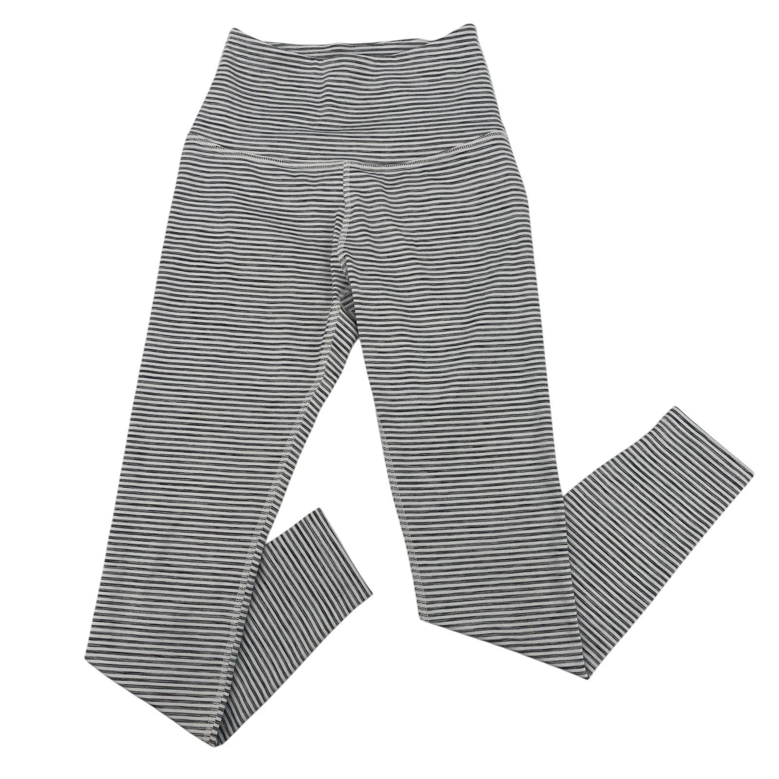 beyond-yoga surf stripe high waisted yoga leggings