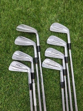 1987 TITLEIST TOUR MODEL IRON SET 2-8,PW STIFF TT DYNAGOLD S300 FAIR