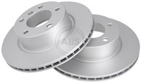 2X A.B.S. Bremsscheibe Beschichtet 17601 FüR E82 E88 E87 Bmw E81 E90 1Er 3Er 118