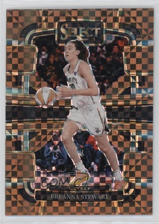 2024 Panini Select WNBA Concourse Bronze Checker Prizm 43/49 Breanna Stewart pe8