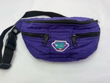 Ski Tote Rear Gear Vintage Retro Fanny Pack Waist Bag Pack Purple 1980s Nylon