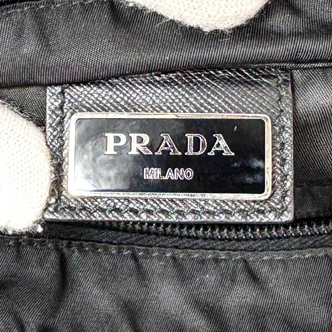 Tag PRADA 1BH978 shoulder bag Saffiano leather nylon thumbnail 11