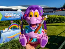 Disney Parks 2026 Epcot Festival of Arts Figment Artist Popcorn Bucket IN HAND