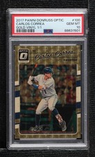 2017 Panini Donruss Optic Gold Vinyl Prizm 1/1 Carlos Correa PSA 10 GEM MT v9t