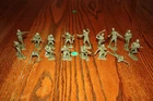 Marx Army Battleground 16-Piece Lot of Vintage American Soldiers Tank - MPC