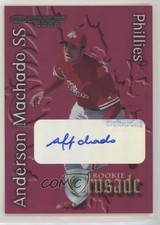 2002 Donruss The Rookies Crusade Auto 474/500 Anderson Machado #RC-18 Auto no9