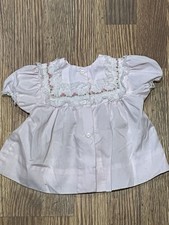 Vintage Alexis Girls Dress 6 Months 13-16lbs Pink With Flowers