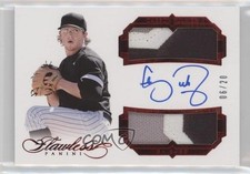 2017 Panini Flawless Rookie Ruby 6/20 Carson Fulmer #DRPA-CF Dual Patch Auto g0n