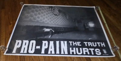 #ad #ad 1994 Pro Pain The Truth Hurts Metal Promo Poster 27” X 37” Hardcore ProPain VTG $129.99