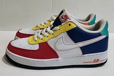 Nike Air Force 1 Low LV Size 7Y Big Kids Shoes White Red Sneaker FN6980-657