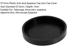 57.5mm Anti-dust Eyepiece Cap Lens Plastic Cap Cover for Telescope Microscope